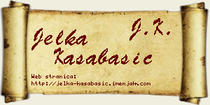 Jelka Kasabašić vizit kartica